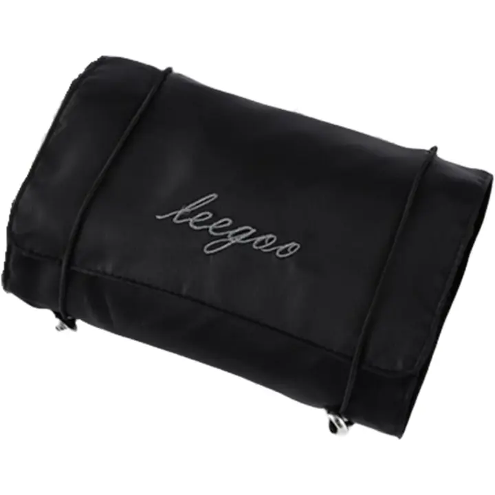 Neceser de viaje para maquillaje, neceser Colgante, Organizer de Cosméticos enrollable with 4 bolsos extraíbles con Cremallera, neceser desmontable para Mujer, color Negro - 1