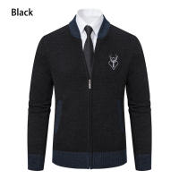 Cardigan De Punto Vintage Para Hombre Abotonado Casual De Otoño E Invierno Chaqueta De Suéter Con Cuello En V Y Mangas Completas - details 1