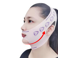 Máscara De Levantamiento Facial V Transpirable Reductor De Doble Mentón Bandaje Antiarrugas Para Forma De Rostro V-Line - details 5