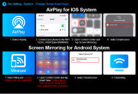 Jansite Reproductor Multimedia Universal Para Coche Con WiFi Carplay Android Auto MP5 FM AUX Cámara Soporte Compatible Con Varios Modelos - details 7
