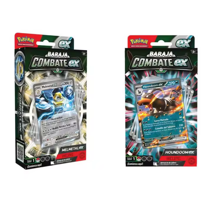 POKEMON JUEGO DE CARTAS BARAJA COMBATE MELMETAL EX ESP - 1