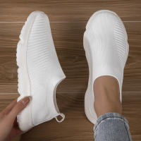 Zapatillas De Mujer Transpirables De Tejido Ligero Y Bajo Para Salir Casual Sin Cordones Con Suela EVA Para Primavera/Otoño - details 3