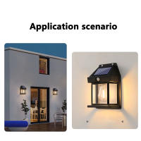 Luz De Pared Solar De Tungsteno Con Sensor De Movimiento IP65 Impermeable LED Para Patio Pared De Madera Porche Granero Balcón - details 11