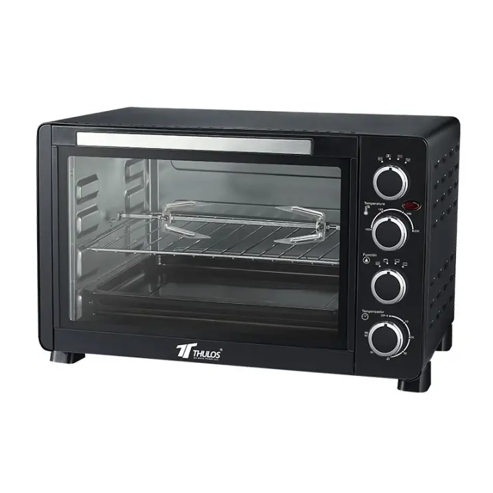 Horno Eléctrico de Convección y Rustipollo de 30 Litros  Versatilidad y Potencia en tu Cocina Descubre la versatilidad de nuestro horno eléctrico de 30 litros, equipado con funciones de convección y rustipollo para resultados perfectos en cada comida. - 1