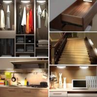 Luz De Armario Con Sensor De Movimiento Y Carga Inalámbrica LED Para Pasillo Cocina Armarios Estilo Moderno Blanco - details 2