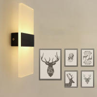 Lámpara De Pared LED MANVIV 220V 110V Para Dormitorio Sala De Estar Balcón Pasillo Iluminación Nocturna Moderna Monofase Incluye Bombillas - details 0