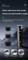 Kit De Pelacabelos Eléctrico Profesional Kemei KM-2290 KM-1113 KM-2026 Para Hombres Corte De Pelo Y Barba Recargable USB Con Cuchilla De Acero Inoxidable - details 18