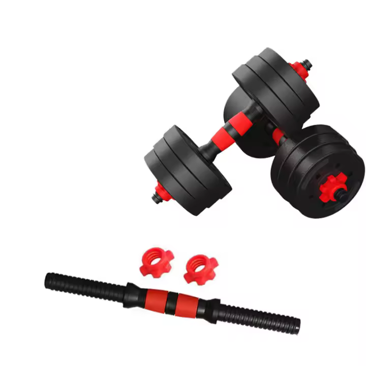 Barra De Dumbbell Universal Conector Para Convertirse En Barbells Kettlebell Mango Fijador De Tornillo Accesorio De Construcción Corporal Para Hombres En Hogar - 1