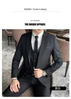 Traje De Novio Para Hombre S-9XL Moda Negocios Profesional Traje Formal Coreano Conjunto De Chaqueta Chaleco Y Pantalones Para Banquete - details 4