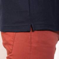 S&C - Polo España Hombre Manga Corta  - Versátil y Elegante. Colores negro, blanco y marino - details 3
