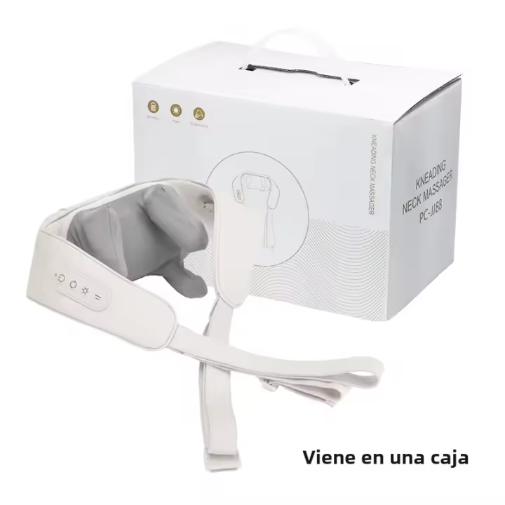 Masajeador eléctrico de cuello y hombros para el dolor Espinal, compresa caliente, masaje calmante, relajación muscular del cuello, chal de masaje - 1