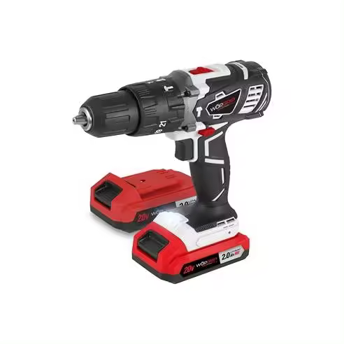 Taladro percutor worgrip 20v 2 baterías 2.0ah - 1