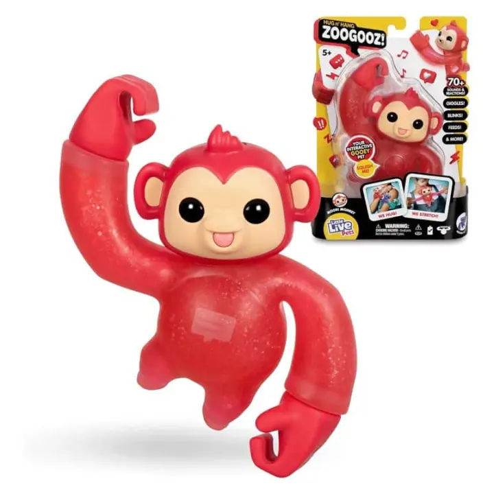 Mascota elástica Zoogooz Koom Monito Little Live Pets LP400000-MONO Famosa - 1