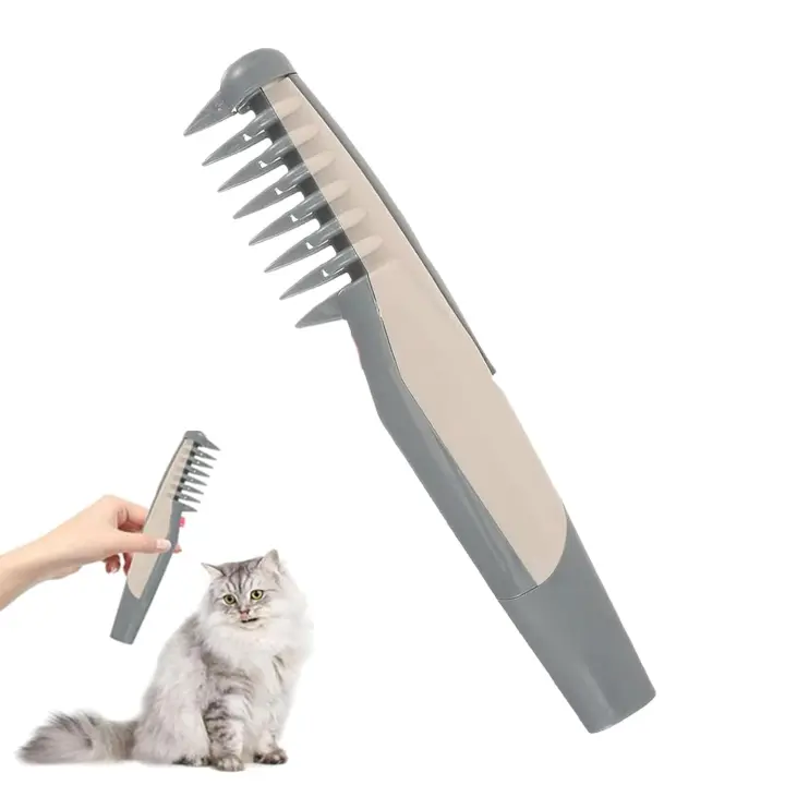 Peine eléctrico Lifweb Mataway, peine eléctrico Glosrity Mataway, 2 en 1 para recortar y cuidar el pelaje, para todas las razas, perros y gatos (2 unidades) - 1