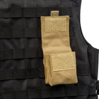 Bolsa Táctica De Pistolera Para Airsoft Con Sistema Molle Bolsa Para Linterna Y Revólver Camuflada Para Caza Y Combate Al Aire Libre - details 2