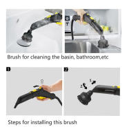 Juego De 5 Piezas De Cepillos Redondos Para Limpieza Con Vapor Accesorios Y Repuestos Para Karcher Kit De Fijaciones De Cabezales De Limpieza - details 2