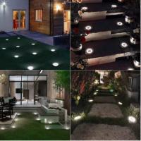 Luz Solar Exterior 8 LED para Jardín Blanco Frío IP65 - details 4