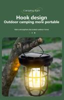 Lámpara De Camping LED Con Sensor De Movimiento Y Recarga Solar Portátil Para Tienda De Montarías Y Senderismo 3 Velocidades De Ahorro De Energía - details 7