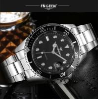Reloj De Pulsera Mecánico Para Hombre Marca De Lujo FNGEEN 9001 Acero Inoxidable Tourbillon Esqueleto Automático Luminoso Fecha Diamante Resistente Al Choque Y Agua - details 25