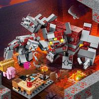 Bloques De Construcción Compatible MOC Sets MC My World Serie La Bestia De La Batalla Del Ronce Torcha De Ronce Juguete Para Niños Regalo - details 0