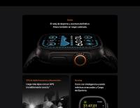 Apple Watch Ultra 2 GPS + Cellular, Reloj Deportivo con Caja de Titanio resistente de 49 mm y Correa Ocean, Muñecas de 130 a 180 mm. Monitor de entreno, GPS Alta Precisión y Pantalla Retina Brillante. - details 1