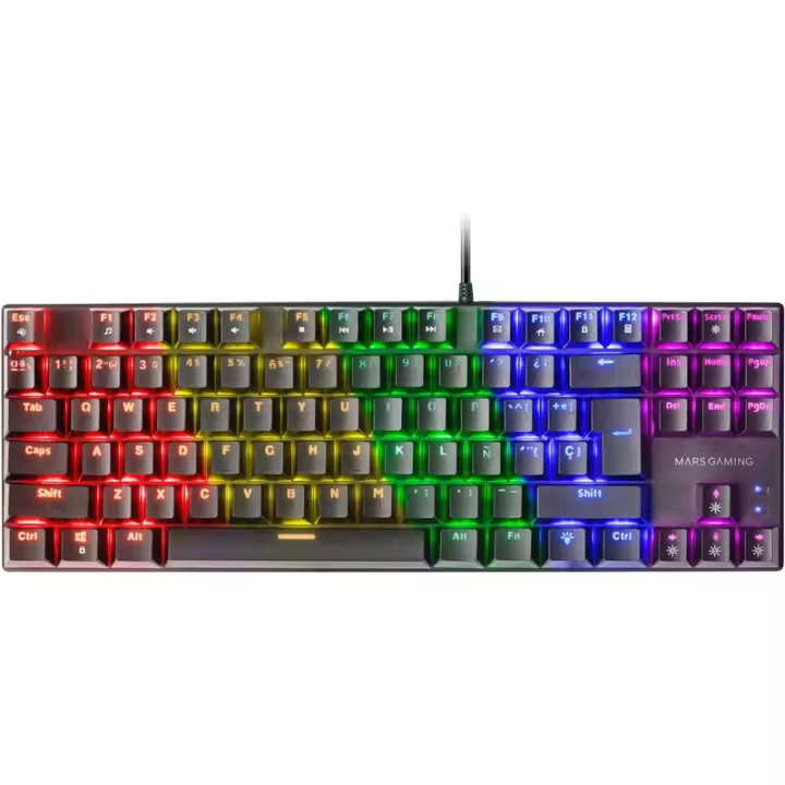 Mars Gaming MK80 FRGB Switch Brown Negro - 1
