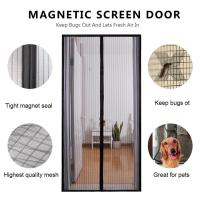 Nueva Cortina De Puerta Magnética 2025 Malla De Insectos Anti-Mosquitos Cierre Automático Tamaño Fácil Instalación 1PC - details 0