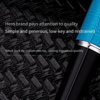 Hero 1206 Pluma De Tinta Metálica Para Estudiantes Punta Negra Extra Fina 0.5mm Suministros De Oficina Y Stationery - details 3