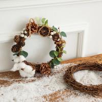 Vine Artificial Para Decoración De Hogar Boda Navidad Y Fiestas 10cm/15cm/20cm Marco Para Wreath DIY Adornos Colgantes Para Puertas Y Jardines - details 12