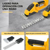 Podadora De Bricolaje 2-en-1 Cortacésped Eléctrico Sin Cable Con Kit De Trimmer De Barril Para Jardín Compatible Con Batería Dewalt 20V (No Incluida) - details 0