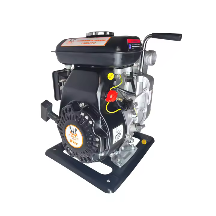 Motobomba gasolina de agua  POWERTEC PRO motor OHV con 96cc - 1