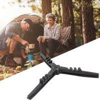 Soporte De Tanque De Gas Para Camping Plegable Y Ligero Tripode Base De Estantería Para Botella Accesorios Para Estufa De Gas Negro Tamaño 175mmx175mmx20mm Peso 40g - details 4