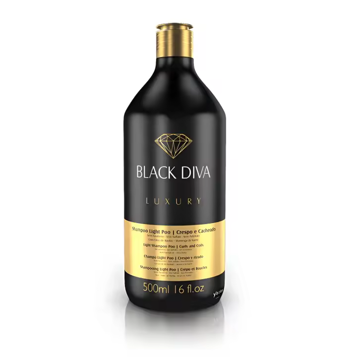 Ybera Paris Light Poo Black Diva - Champu Cabello Rizado Hidratante Anti-Frizz - 1