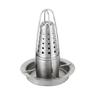 Asador de Pollo Vertical Acero inoxidable Para Horno Barbacoa , Soporte para Asar Pollo en Casa y Camping, Montaje Facil Diseño Practica Estructura Estable - Maxia Market - details 2