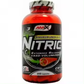 Amix Nutrition Amix Nutrition Nitric 350 caps. - precursor de oxido nitrico Raíz Nutrición Deportiva Aminoácidos Inicio - 1