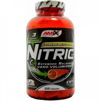 Amix Nutrition Amix Nutrition Nitric 350 caps. - precursor de oxido nitrico Raíz Nutrición Deportiva Aminoácidos Inicio - 1