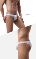 Bragas De Natación Para Hombre Monocromáticas Con Bolsillo U Briefs De Playa Cortos De Baño Deporte Y Fitness Poliéster Spandex - details 6