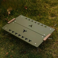 Mesa De Camping Ultraligera Plegable Con Portátil Para Pesca Al Aire Libre Material De Aluminio Compacta Para Exteriores - details 0