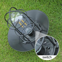 Lámpara De Camping Retro Solar Impermeable Iluminación Nocturna Vintage Portátil Para Exterior Colgante En Tienda Luz LED Para Jardín - details 4