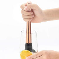 Molidor De Cócteles De Acero Inoxidable 8" Barra Herramienta Para Frutas Y Hielo DIY Bebida Barra Eco-amigable Metal - details 12