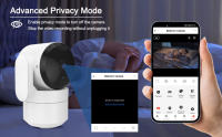 Cámara IP Amorom 2MP Wifi TUYA PTZ Inteligente Con Visión Nocturna Vigilancia Interior Para Jardín Detección AI Monitor De Video P2P - details 4