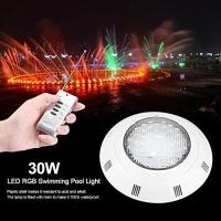 Luz de Pool, 30W RGB 300 LED Proyector de Piscina Luz Nocturna Luces LED sumergibles Imperables with Remote Control [Clase de eficiencia energética A +++] - details 3