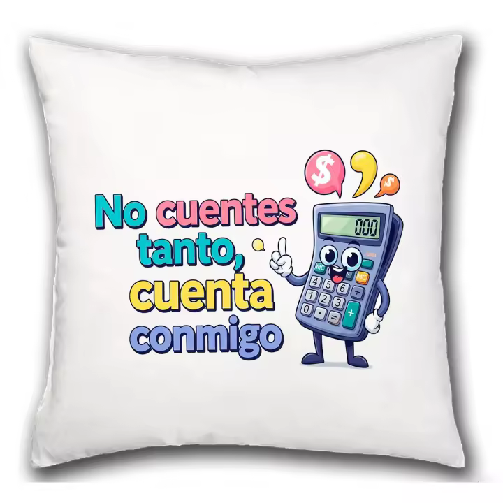 MERCHANDMANIA Cojín frase graciosa amistad problemas vida hogar comodo cussion - 1