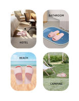 Sandalias De Agua Plegables Portátiles Para Hombres Y Mujeres Antideslizantes Secado Rápido Para Viaje Playa Hotel Baño - details 6
