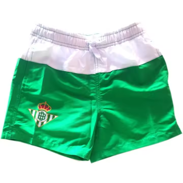 Bañador Real Betis Balompié infantil verde y blanco con bolsillos producto oficial BBEVER - 1
