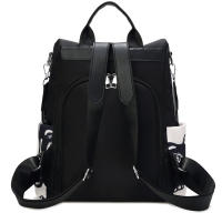Mochila De Oxford Para Mujer De Alta Calidad Antirrobo Gran Capacidad Para Viajes Y Escuela Mochila De Cuero Sintético Con Cierre De Cremallera - details 9