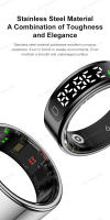 Anillo Inteligente Xiaomi R11 Para Hombres Y Mujeres Con Pantalla LED Monitor De Frecuencia Cardíaca Y Oxígeno En Sangre Resistente Al Agua Modos Deportivos Múltiples - details 3