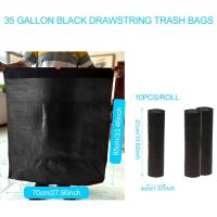 30pcs Sacos De Basura Negros De Gran Capacidad 35 Galones Con Cordones Para Cocina Anti-Desbordamiento Y Anti-Quemaduras - details 1