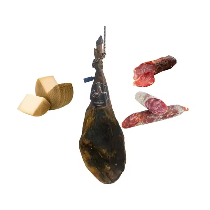 LOTE - CESTA IBÉRICO PREMIUM: - 1