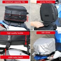 Bolsa De Asiento Trasero Para Motocicleta Impermeable Almacenamiento De Equipaje Banda De Seguridad Para Casco Caja De Equipaje Para Asiento Trasero - details 1